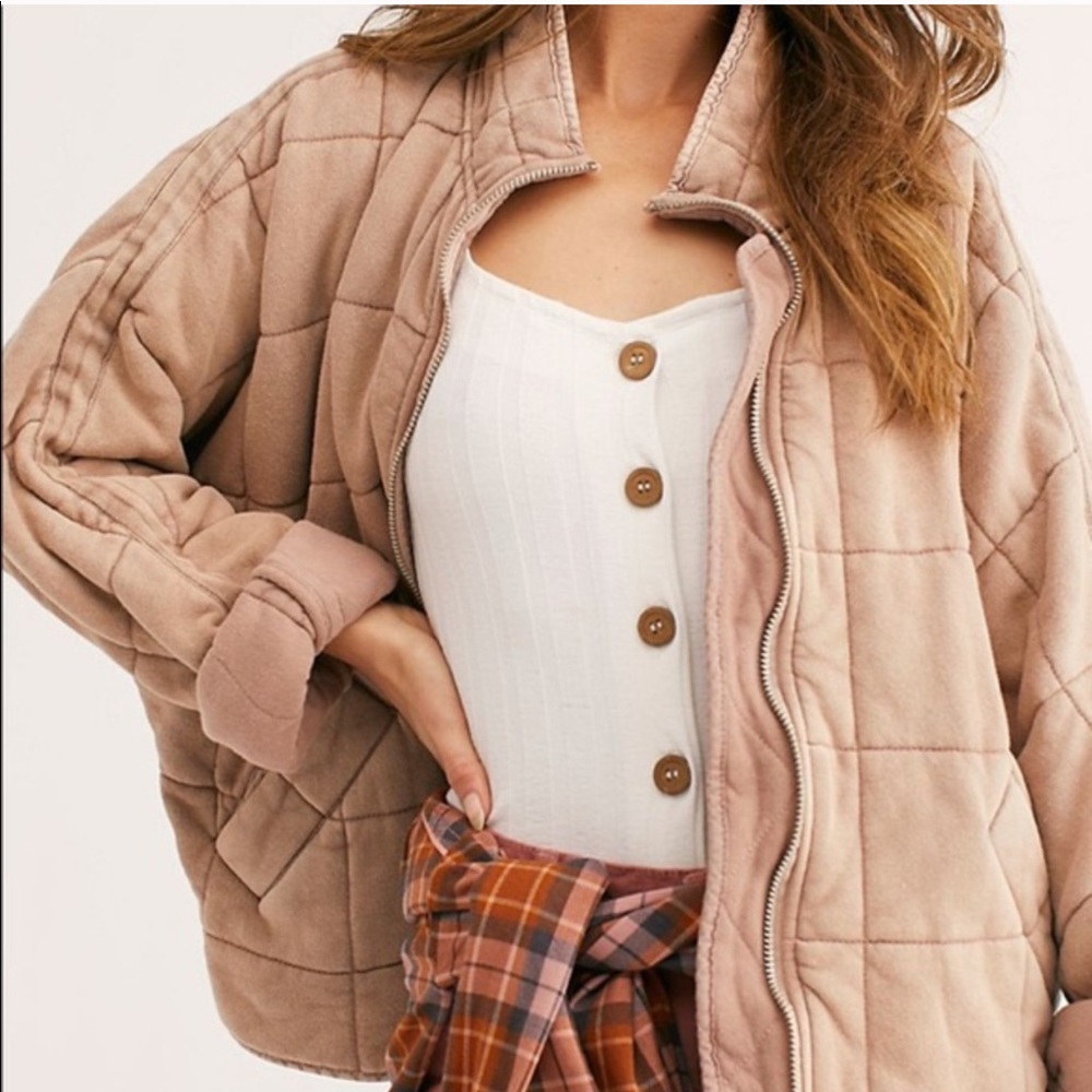 ***ISO**** Free People dolman quilted jacket - Picture 5 of 5